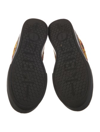 Kenzo Velvet Printed Sneakers