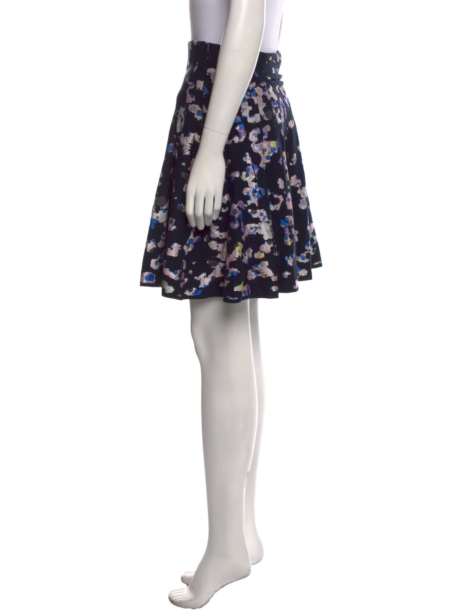 Kenzo Floral Print Mini Skirt