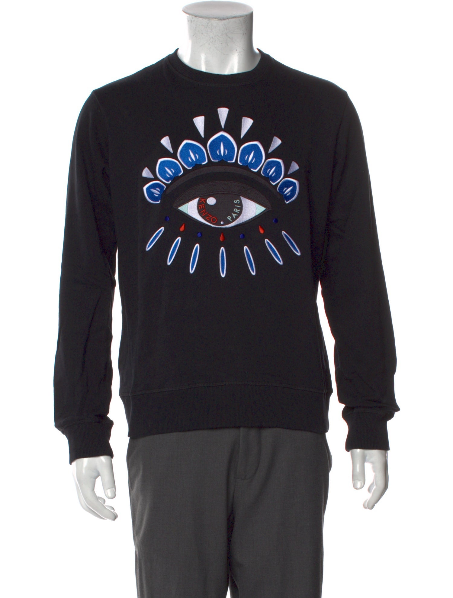 Kenzo Graphic Print Crew Neck Sweatshirt