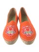 Kenzo Canvas Embroidered Accent Espadrilles