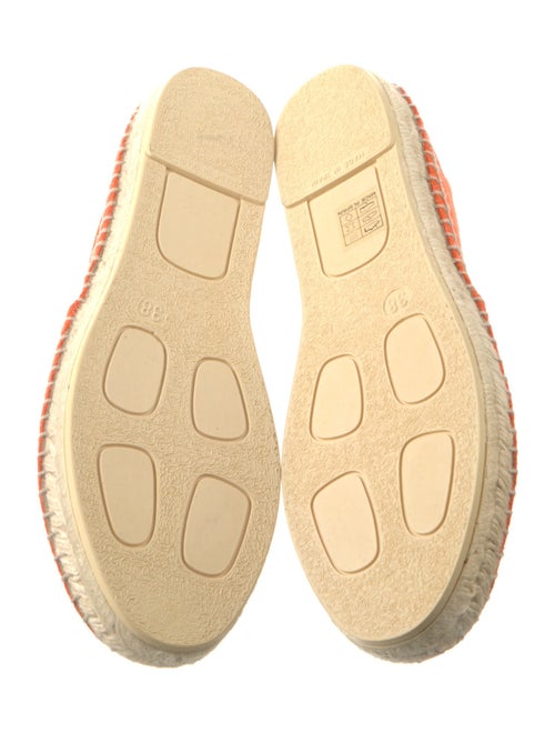 Kenzo Canvas Embroidered Accent Espadrilles
