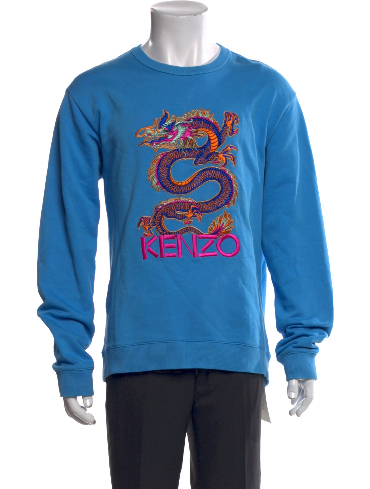 Kenzo Graphic Print Crew Neck Sweatshirt