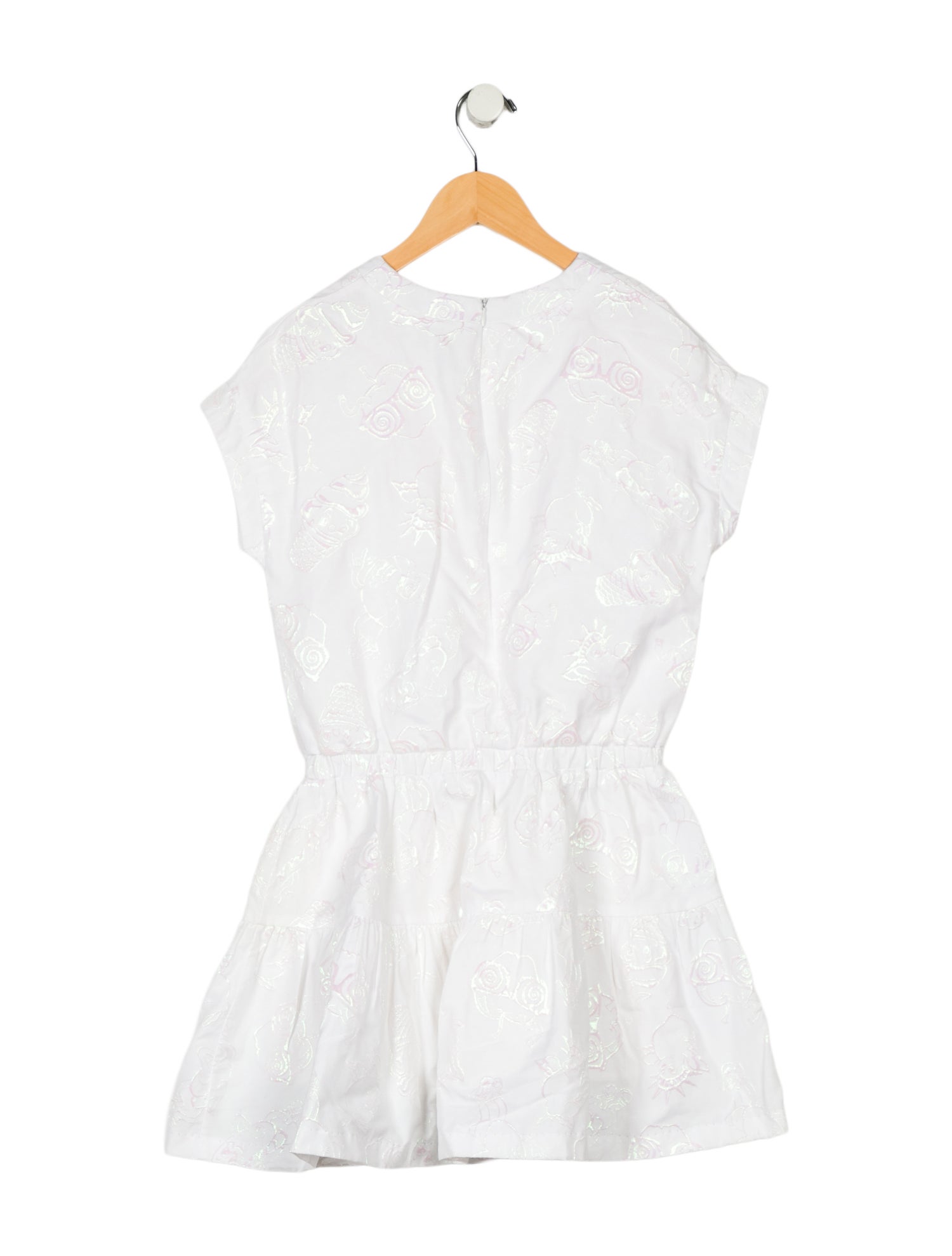 Kenzo Girls' White Graphic Print Dress