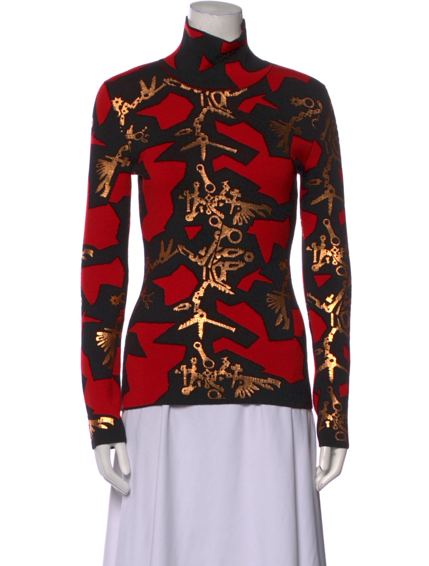 Kenzo Printed Turtleneck Sweater