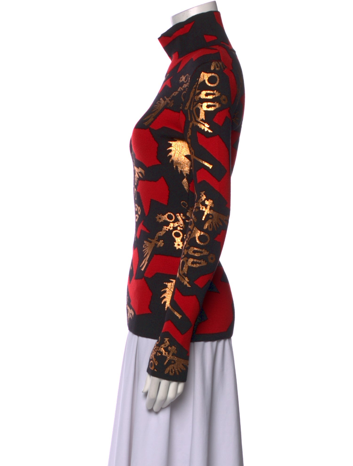 Kenzo Printed Turtleneck Sweater