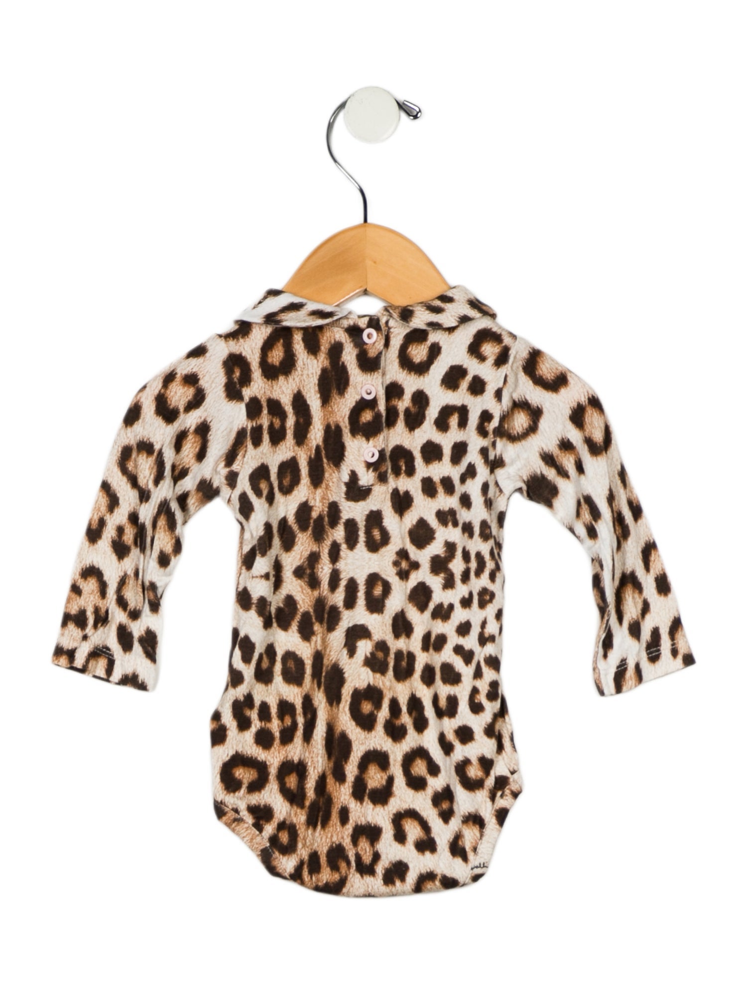 Roberto Cavalli Girls' Leopard Print Onesie