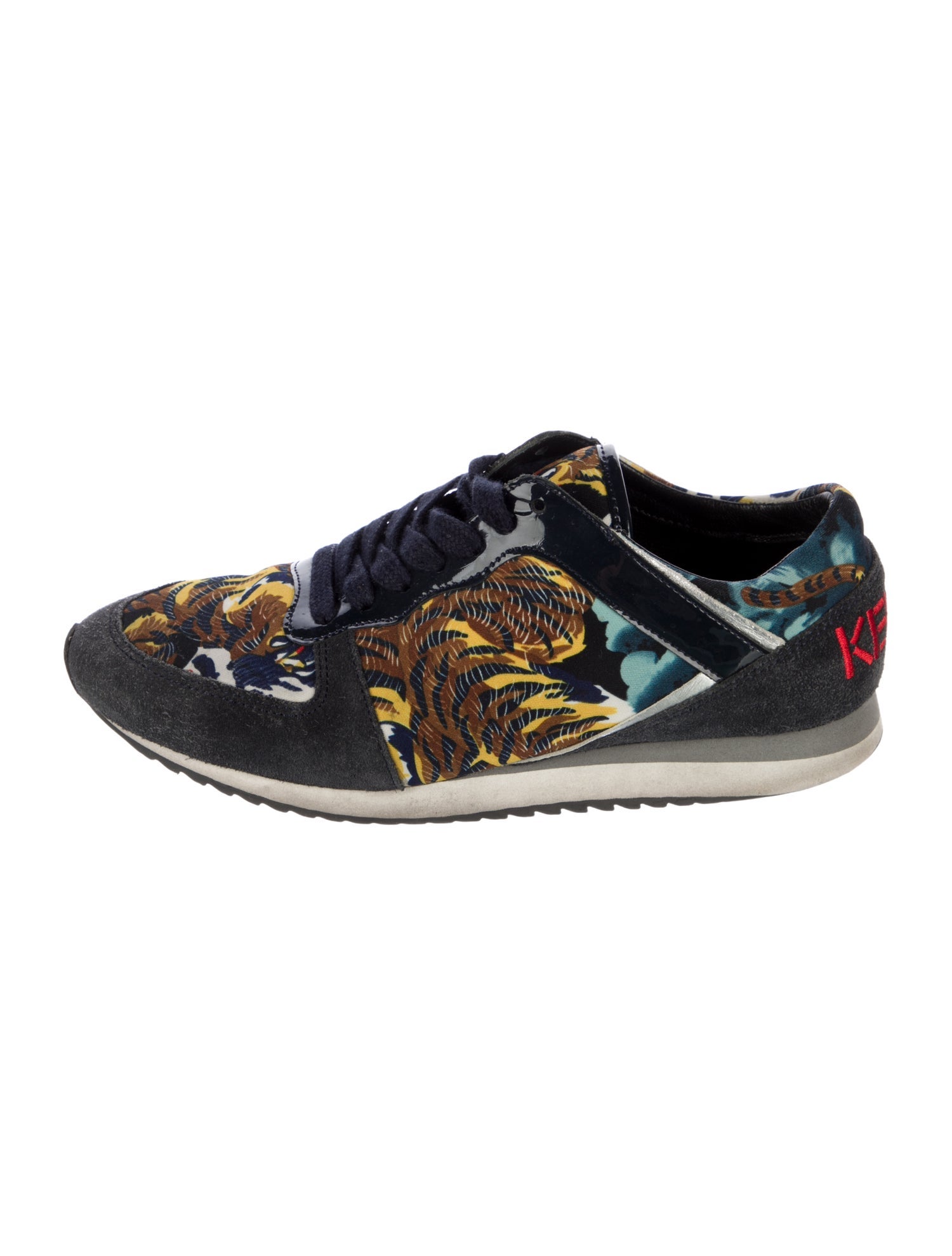 Kenzo Nylon Printed Sneakers