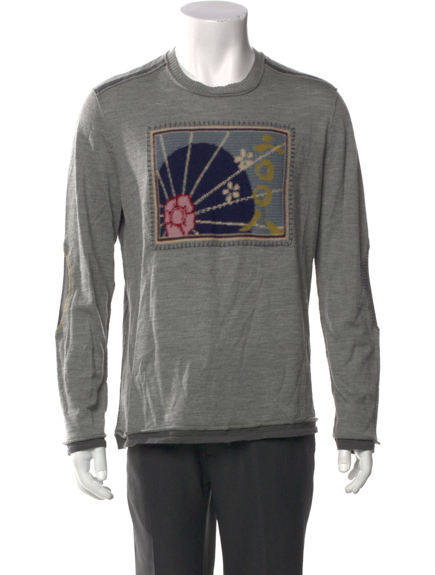 Kenzo Graphic Print Crew Neck Pullover