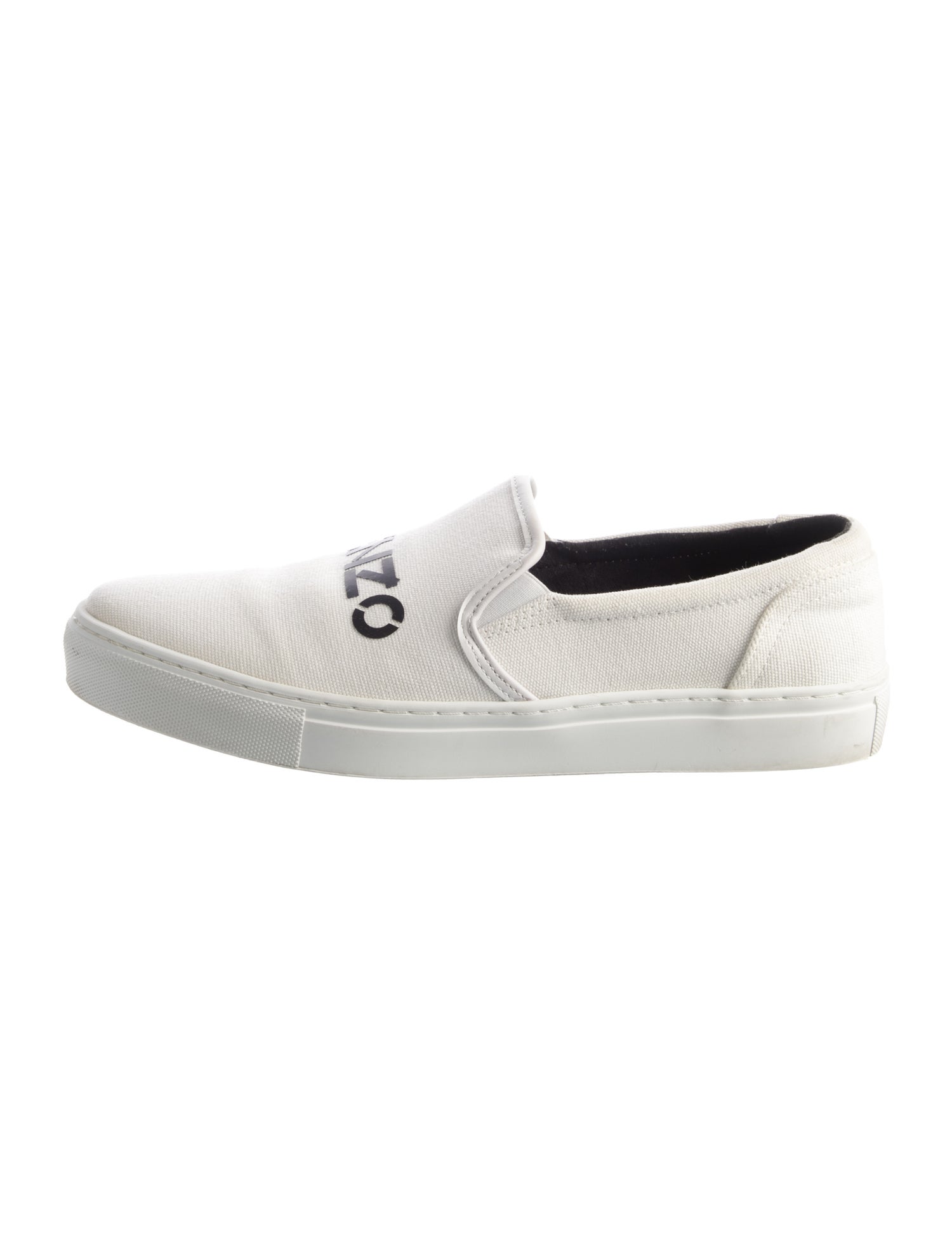 Kenzo Canvas Graphic Print Sneakers