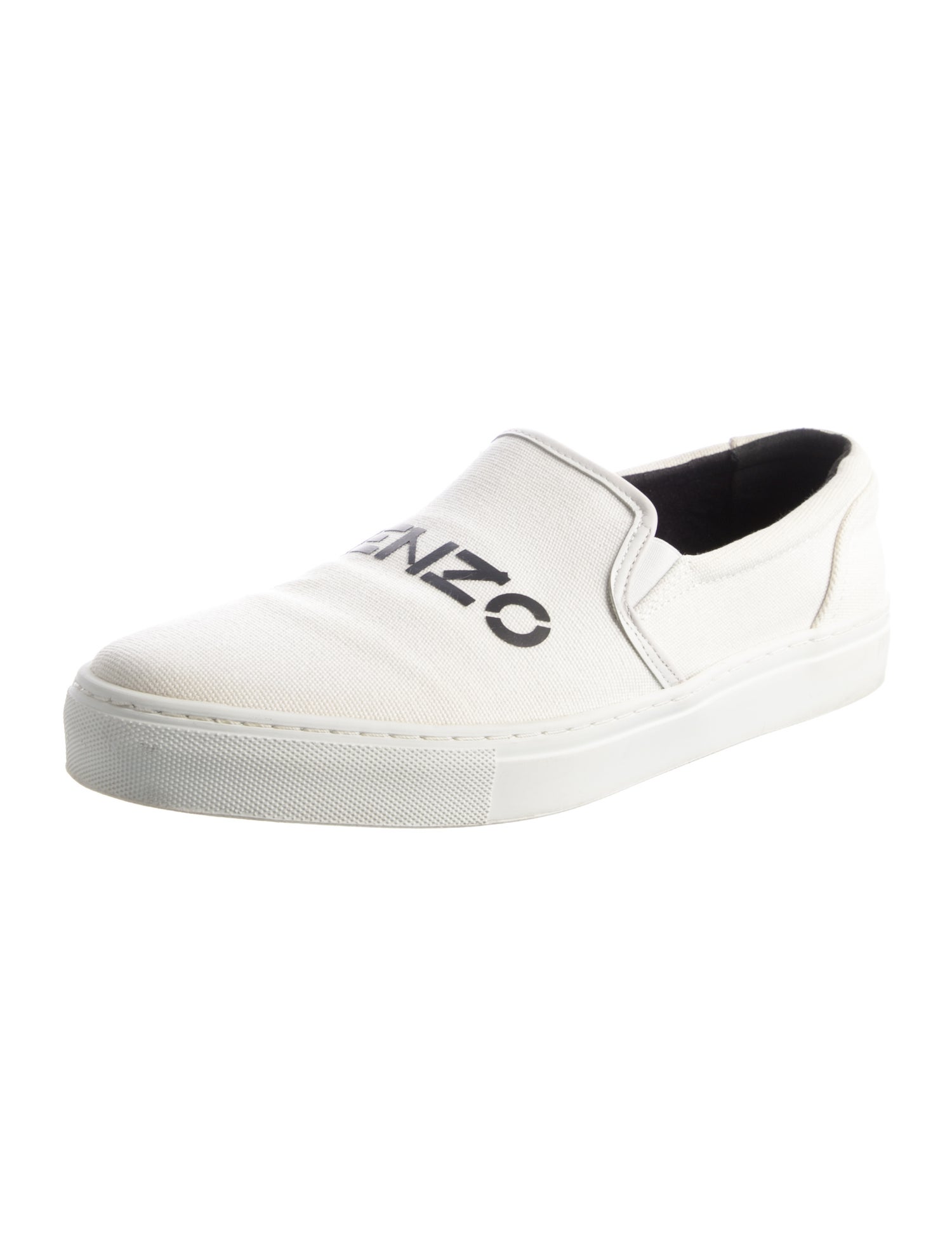 Kenzo Canvas Graphic Print Sneakers