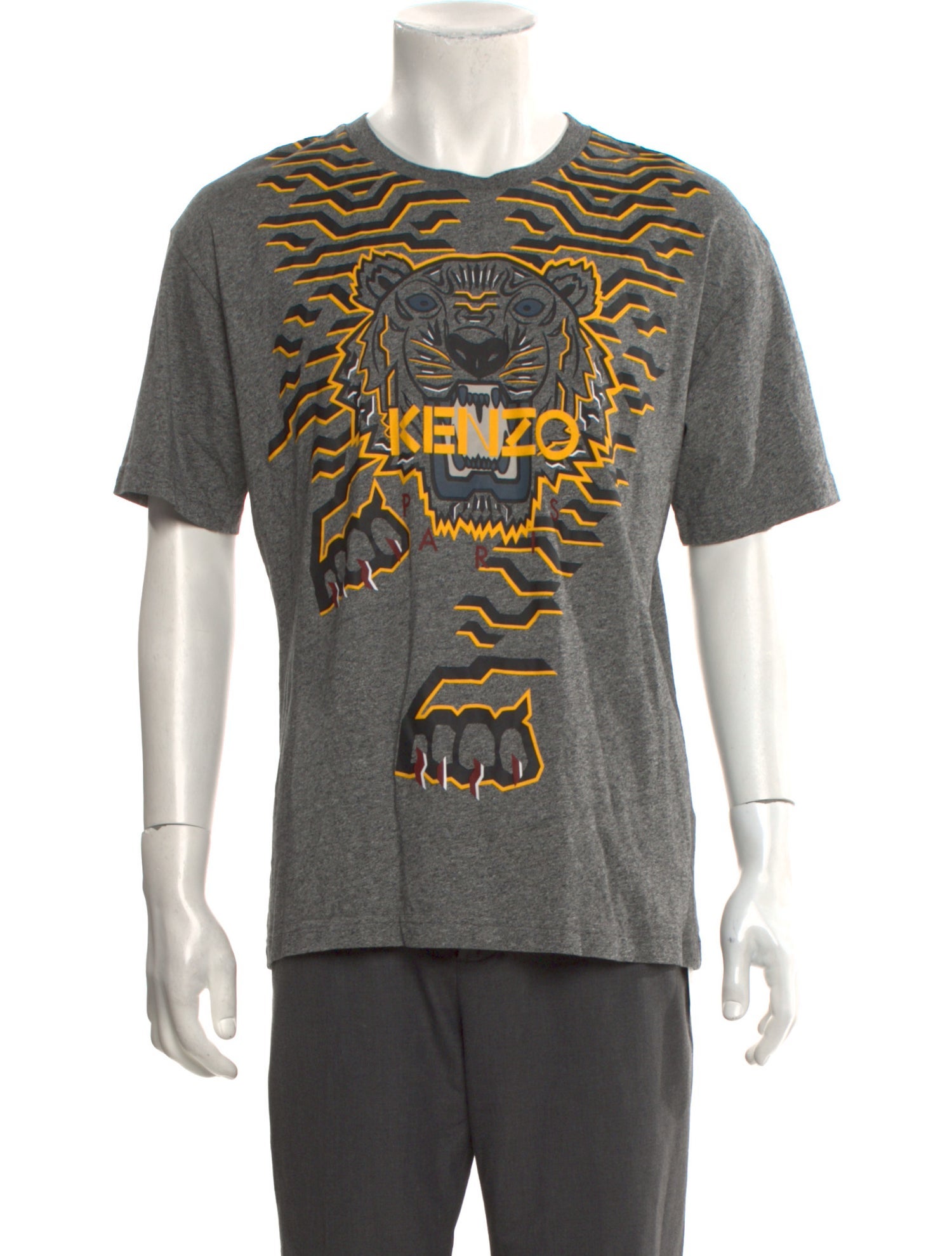 Kenzo Graphic Print Crew Neck T-Shirt