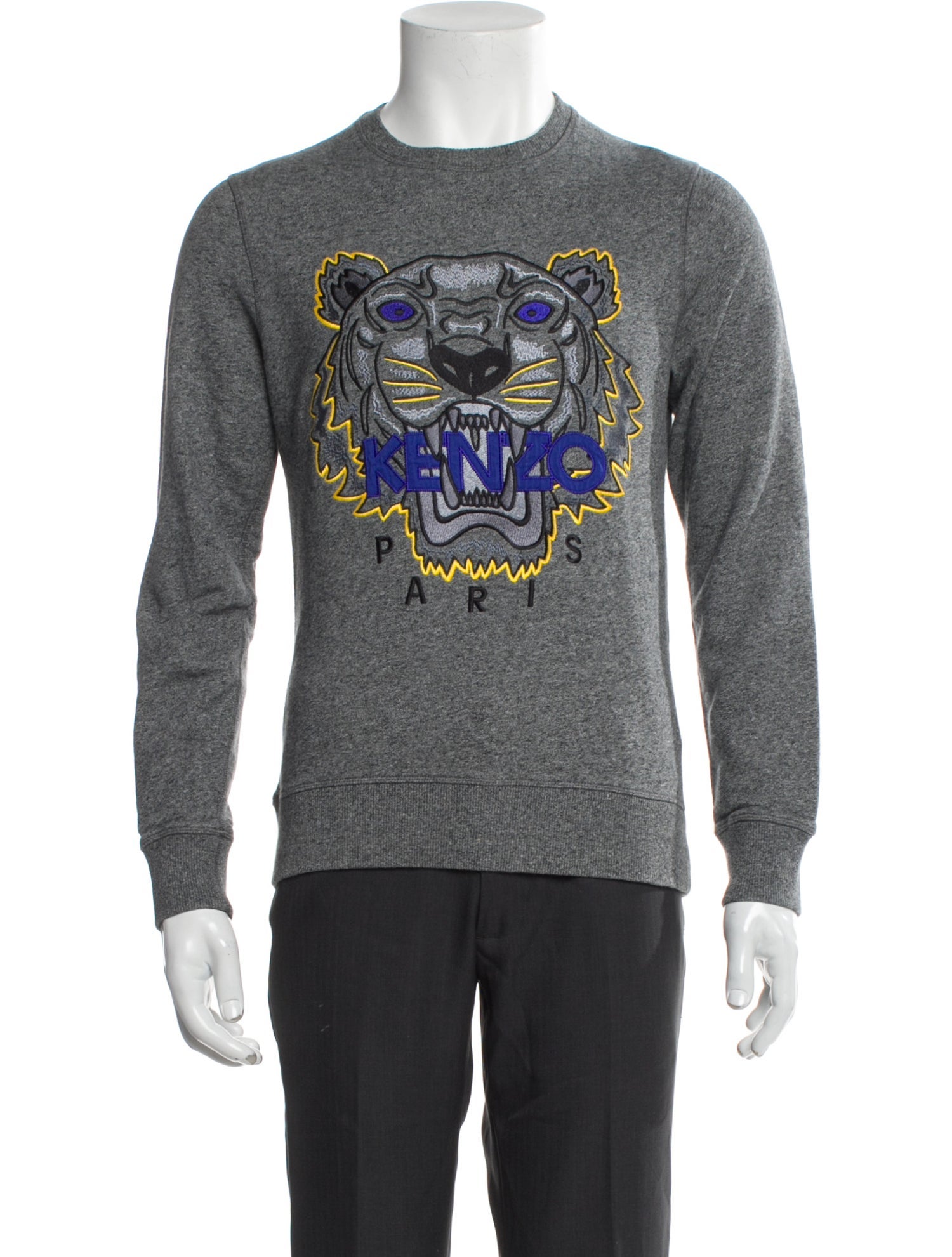 Kenzo Graphic Print Crew Neck Pullover