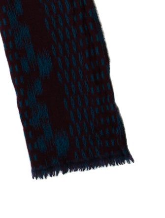 Kenzo Wool Printed Scarf