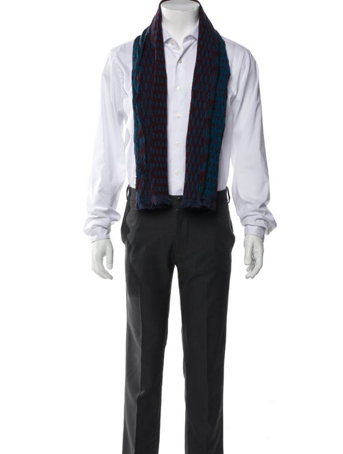 Kenzo Wool Printed Scarf