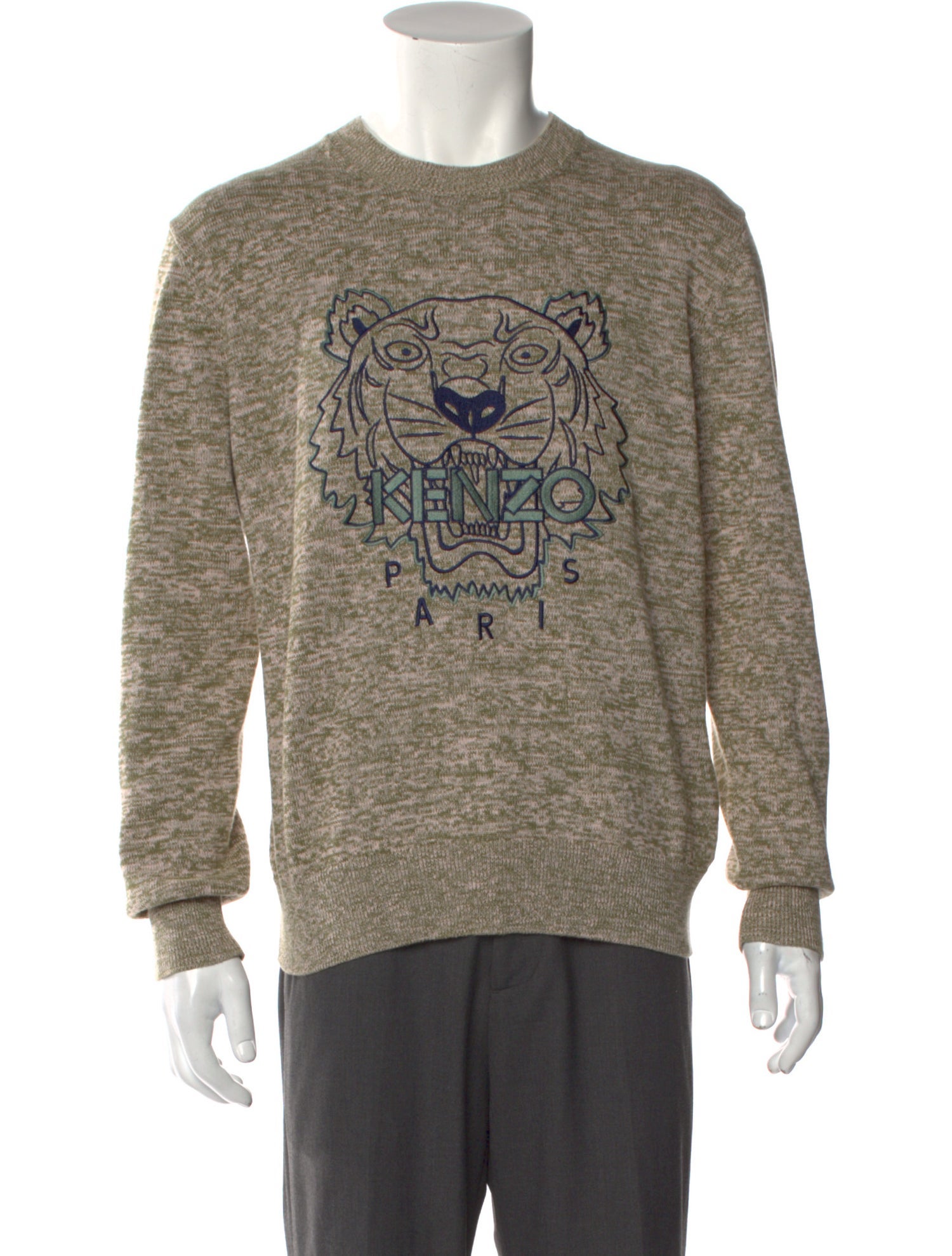 Kenzo Graphic Print Crew Neck Pullover