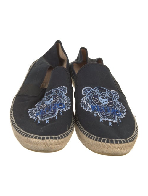 Kenzo Canvas Whipstitch Trim Espadrilles