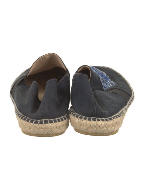 Kenzo Canvas Whipstitch Trim Espadrilles