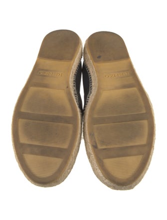 Kenzo Canvas Whipstitch Trim Espadrilles