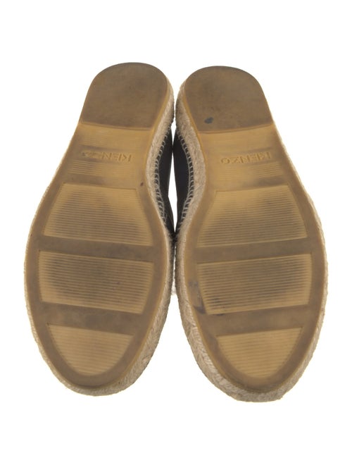 Kenzo Canvas Whipstitch Trim Espadrilles