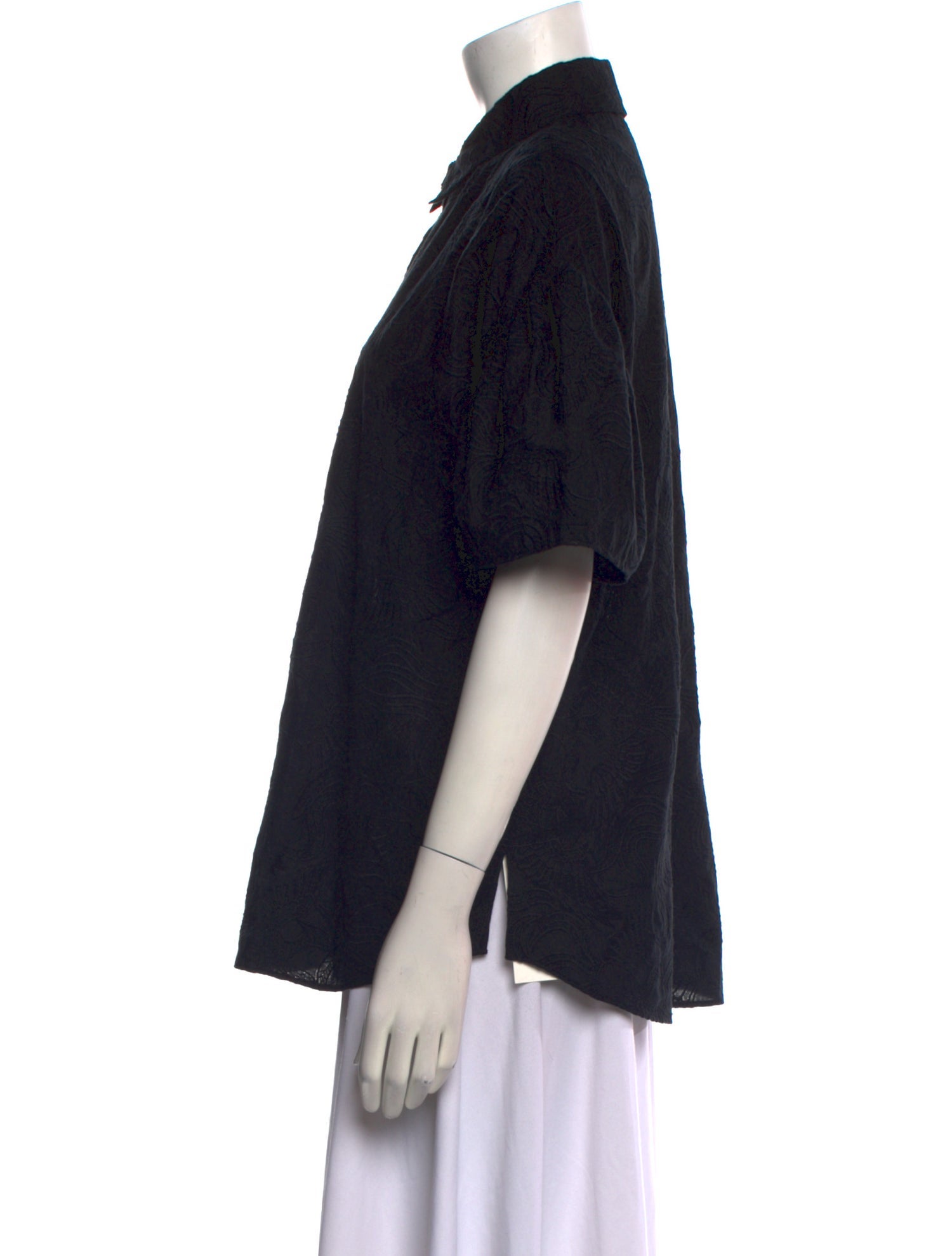 Kenzo Short Sleeve Button-Up Top