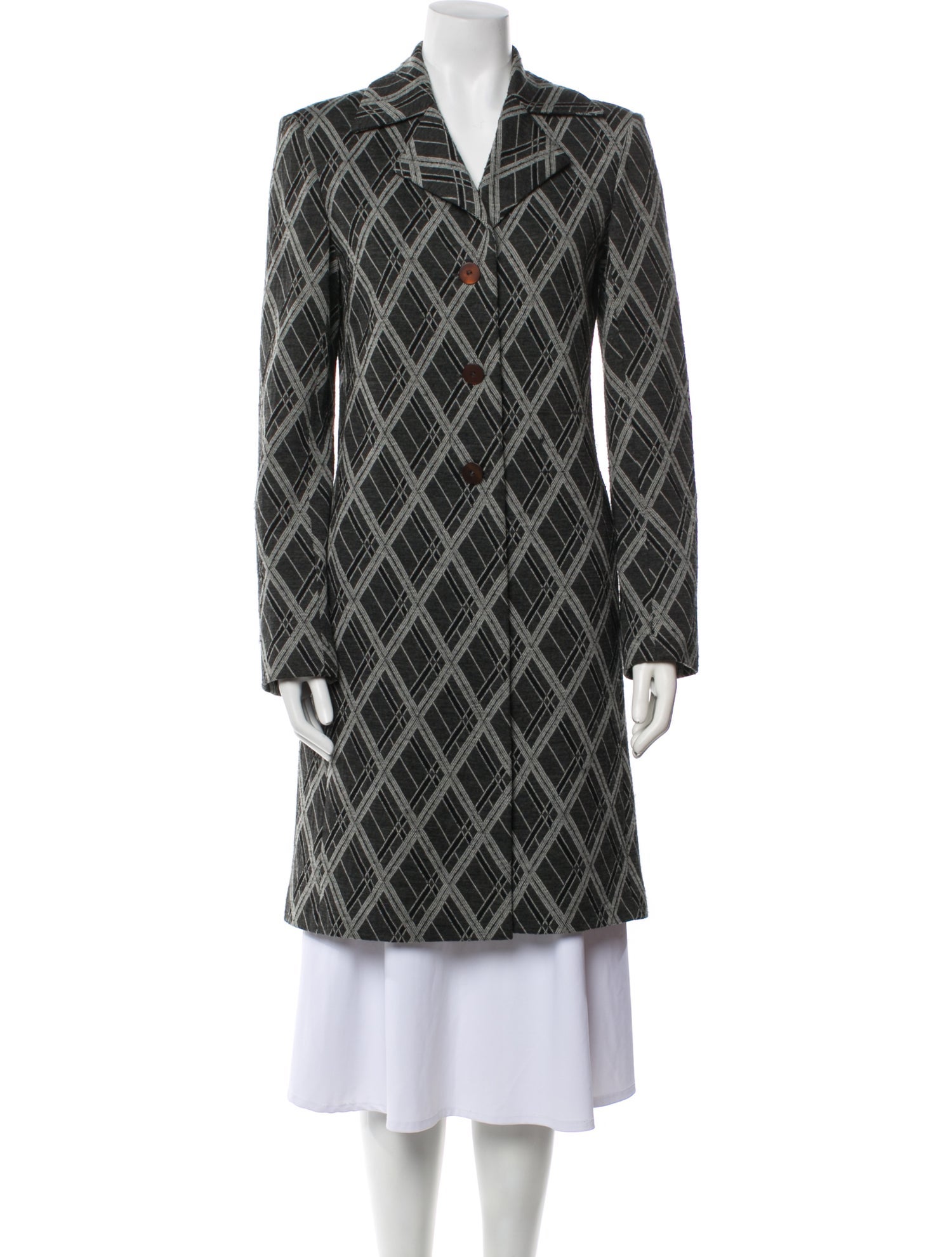 Kenzo Plaid Print Jacket