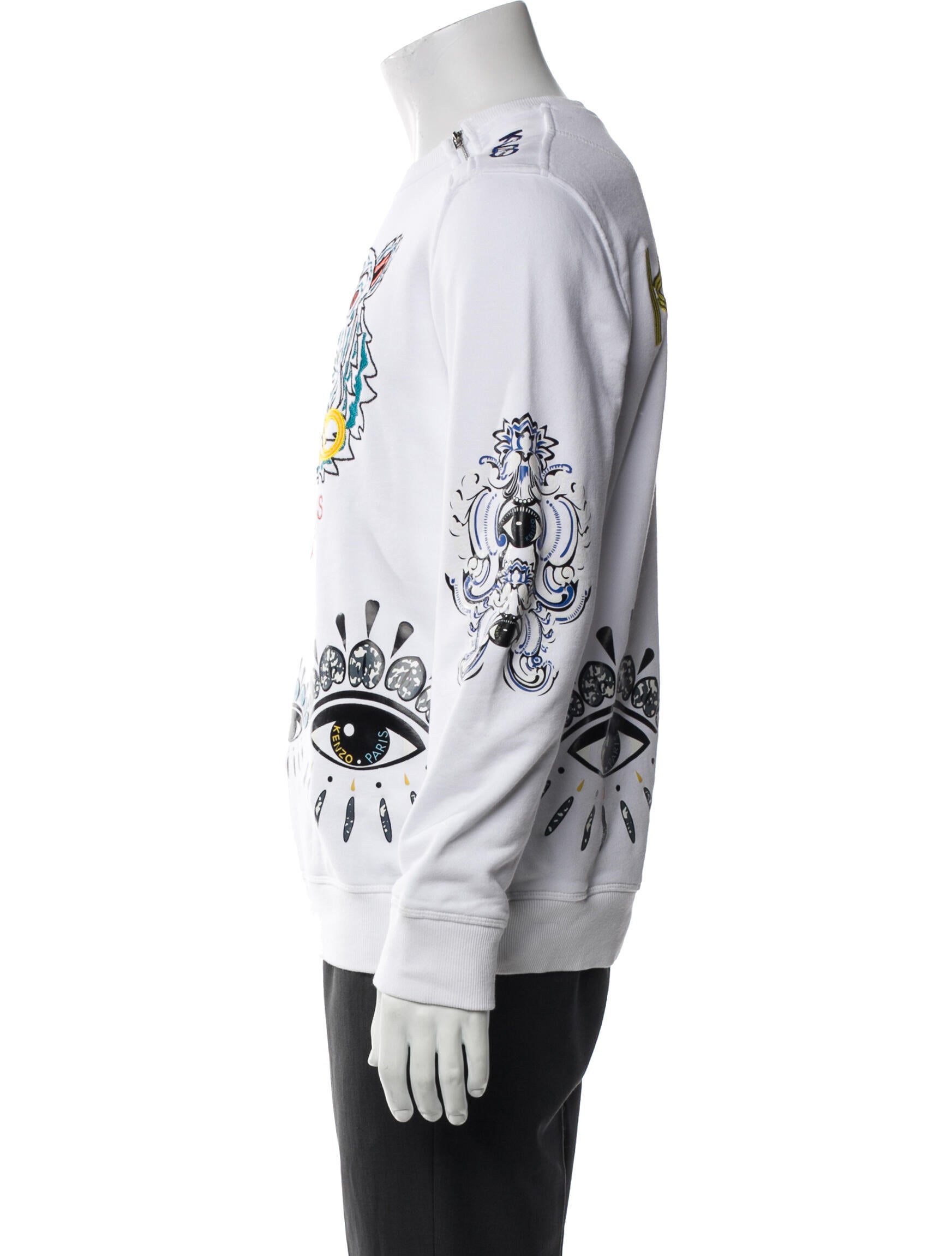Kenzo Graphic Print Crew Neck Sweatshirt