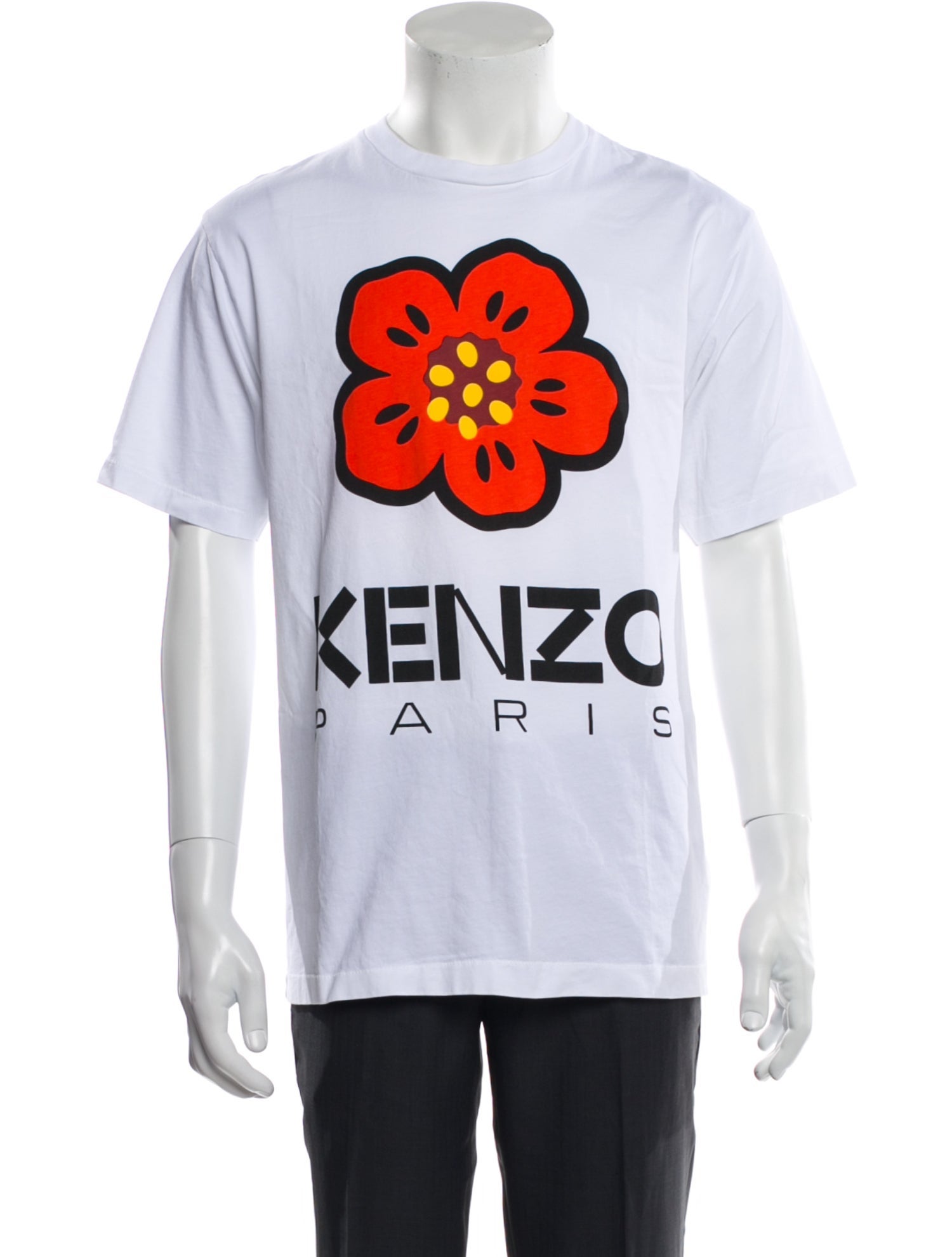 Kenzo Graphic Print Crew Neck T-Shirt