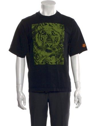 Kenzo Graphic Print Crew Neck T-Shirt