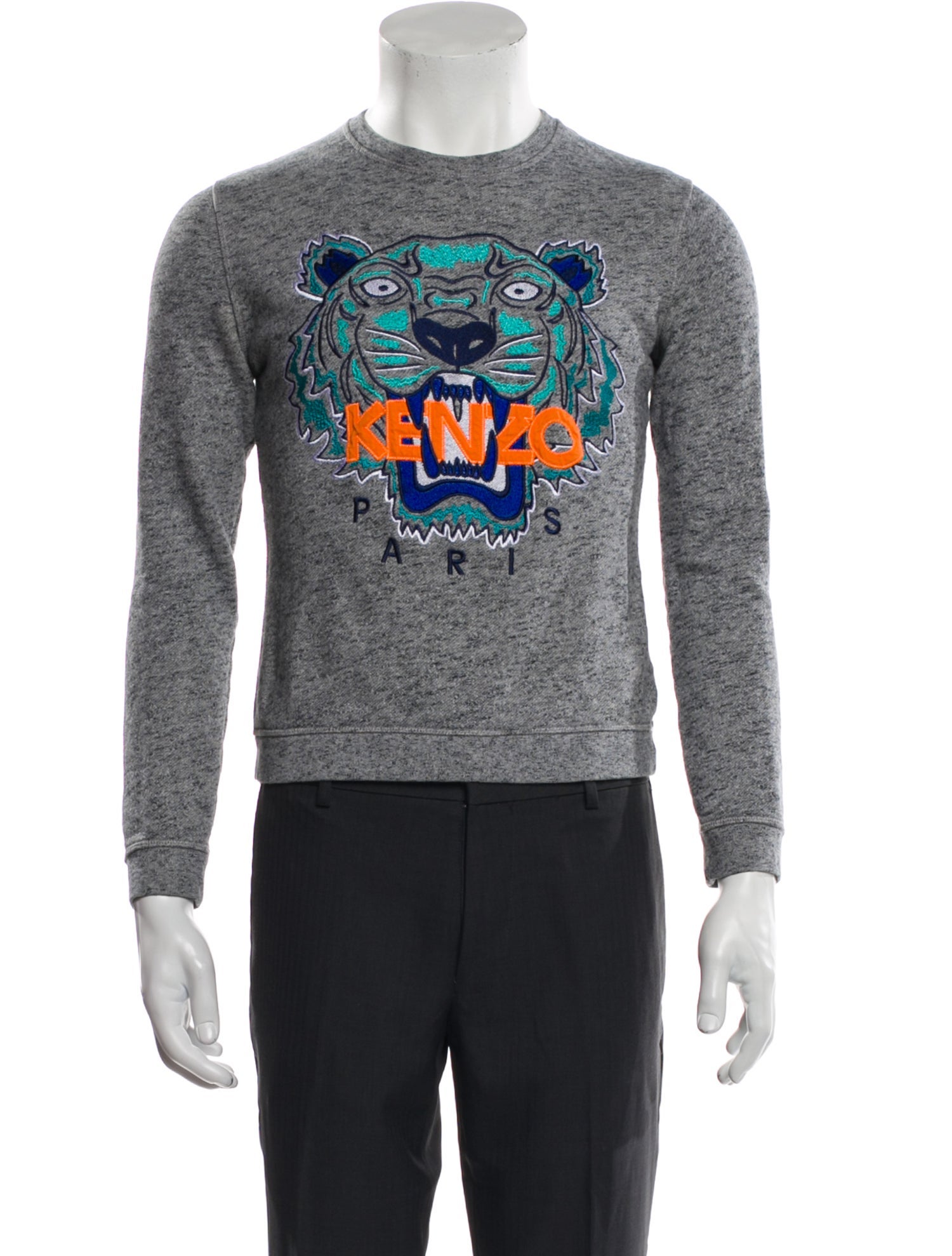 Kenzo Graphic Print Crew Neck Pullover