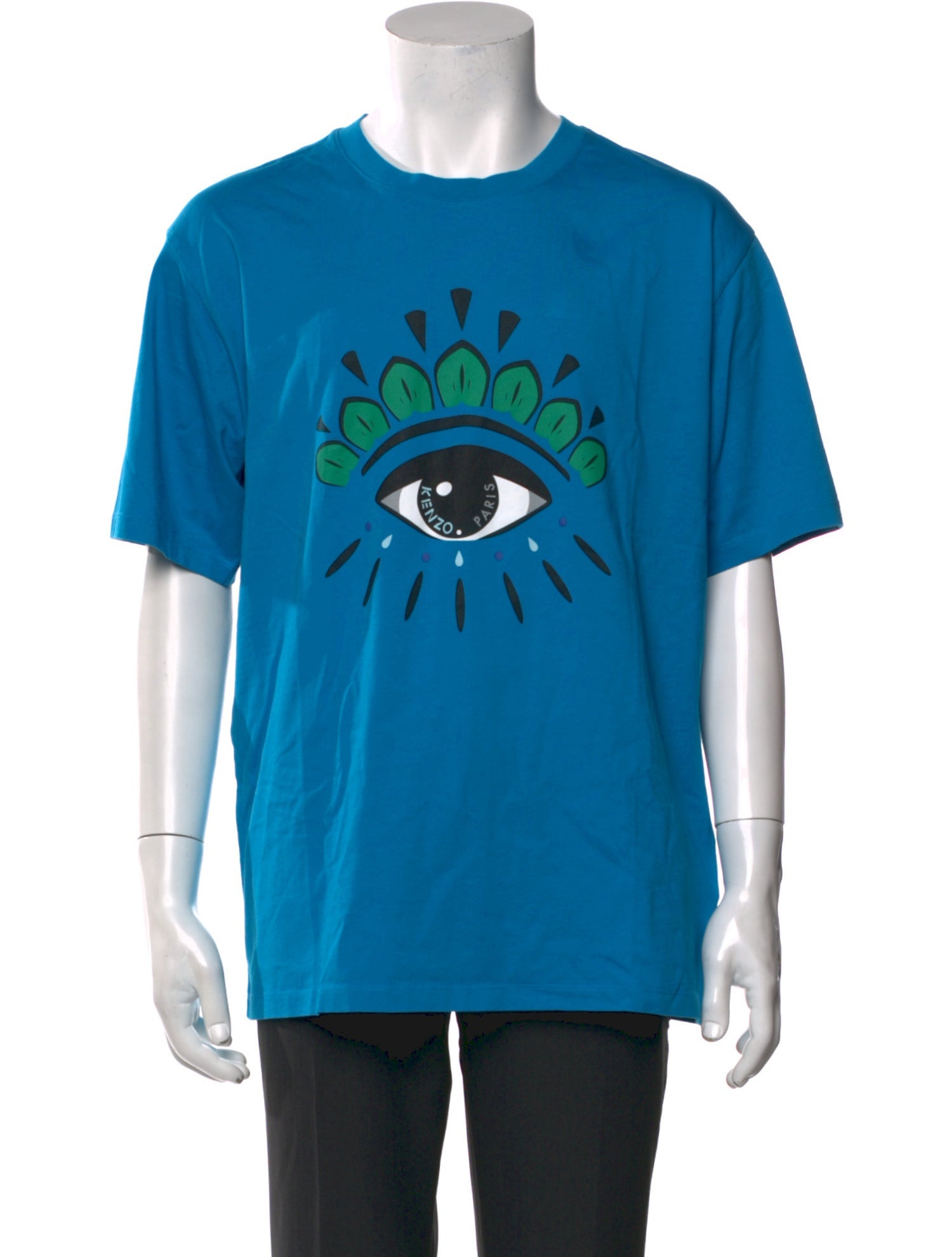 Kenzo Graphic Print Crew Neck T-Shirt w/ Tags