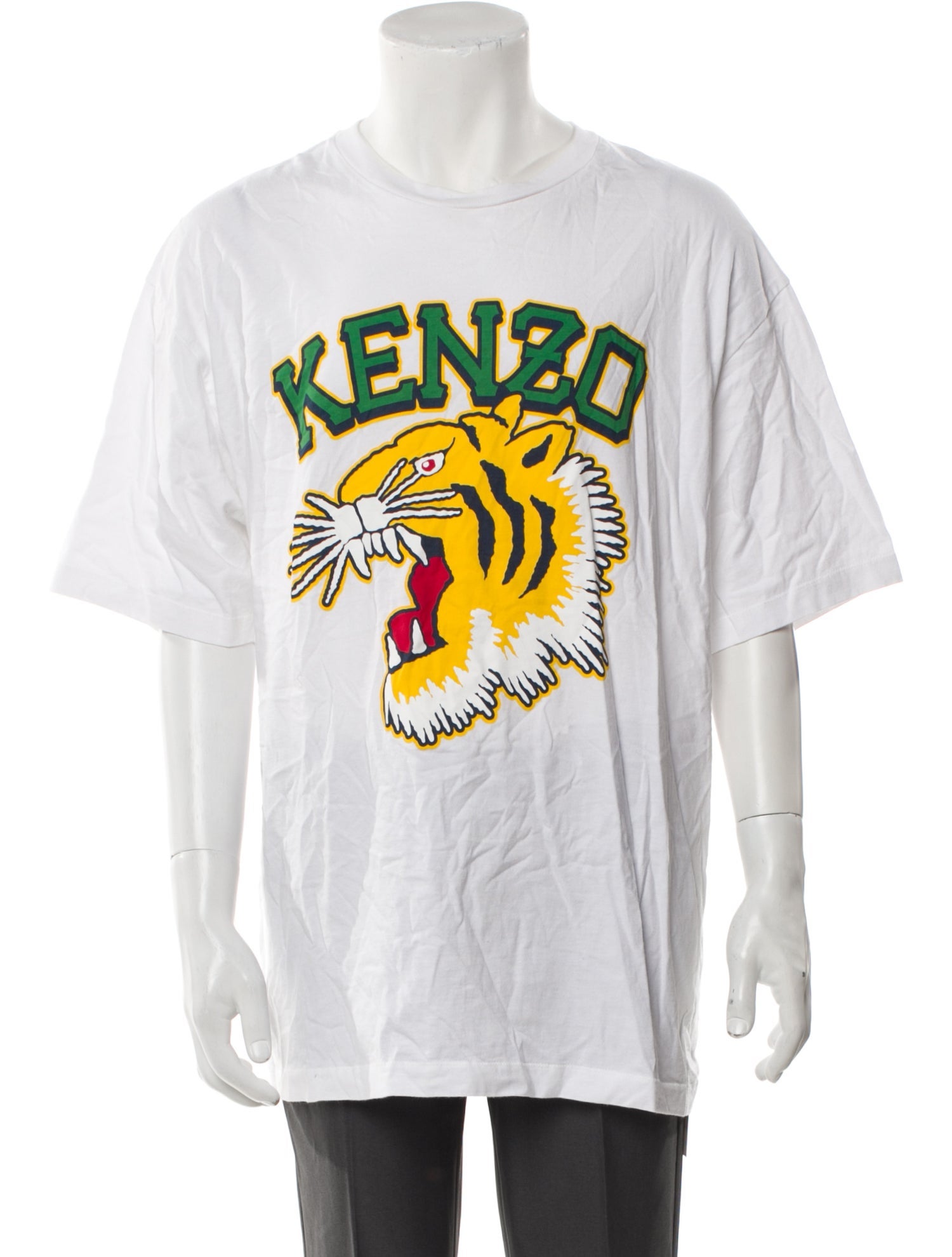 Kenzo Graphic Print Crew Neck T-Shirt