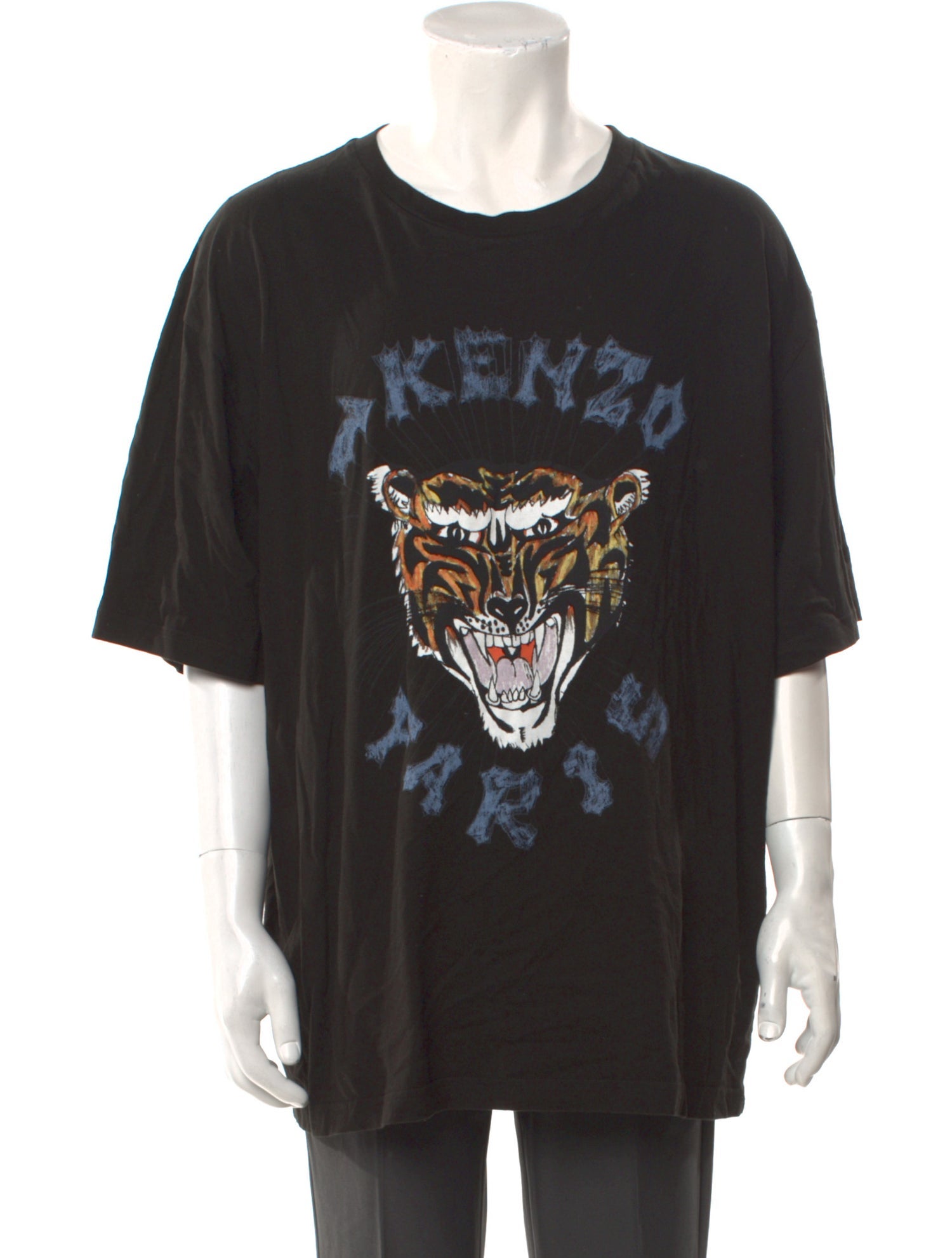 Kenzo Graphic Print Crew Neck T-Shirt