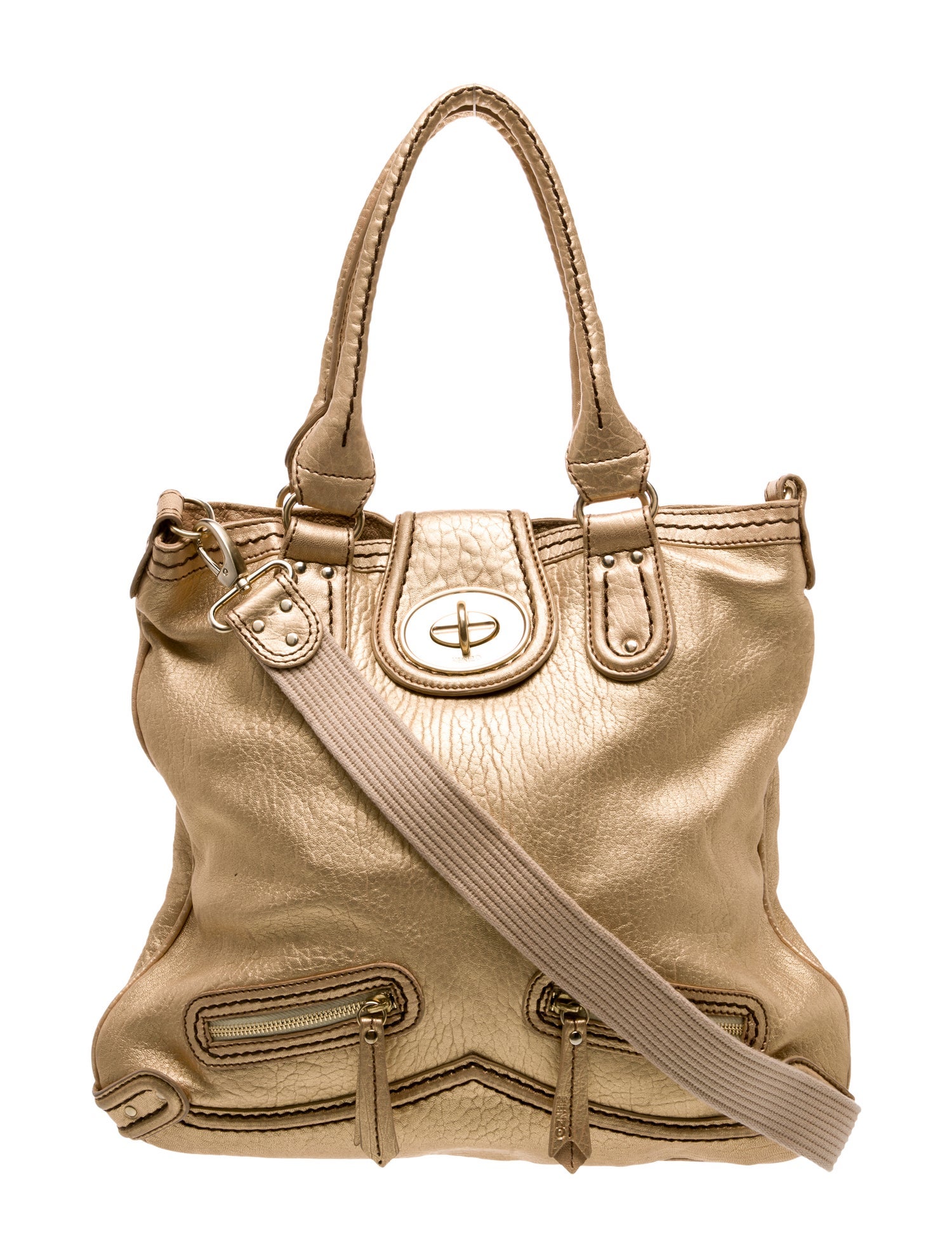 Kenzo Leather Bucket Bag