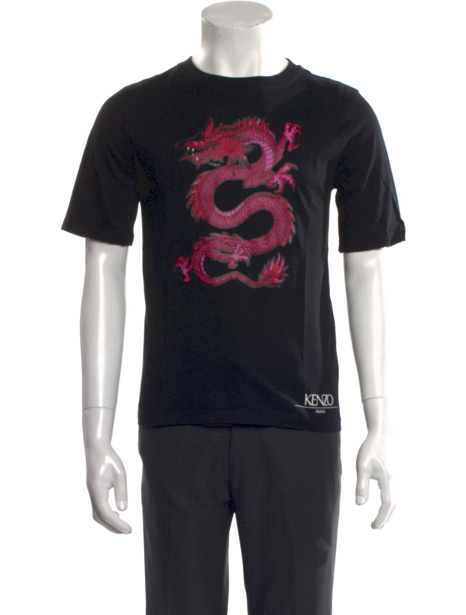 Kenzo Graphic Print Crew Neck T-Shirt