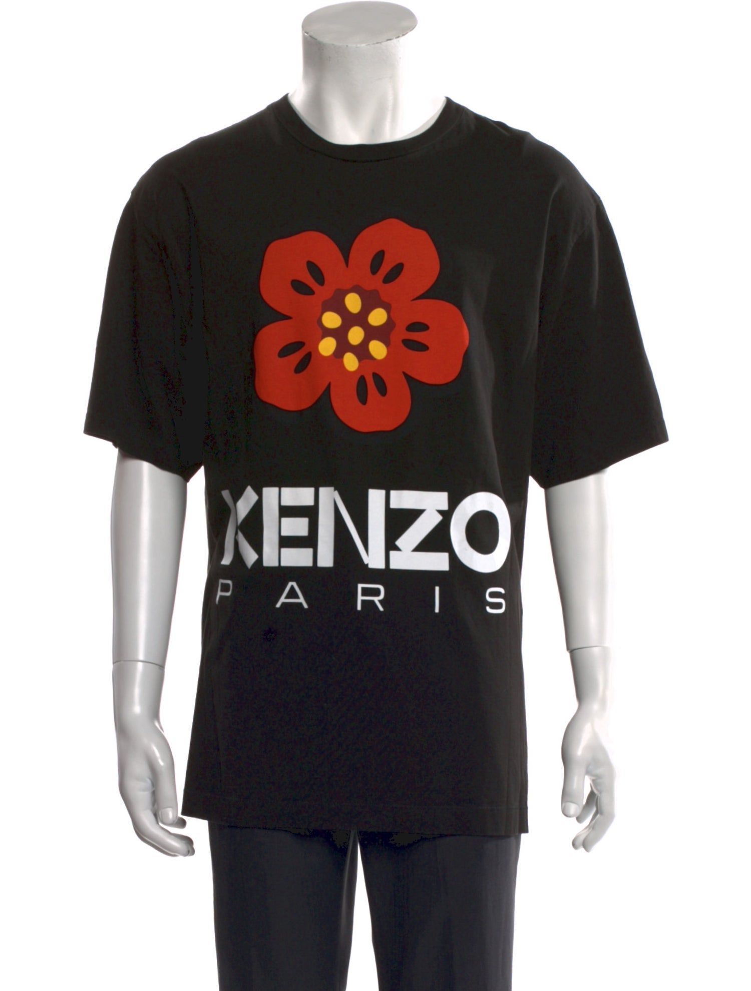 Kenzo Graphic Print Crew Neck T-Shirt