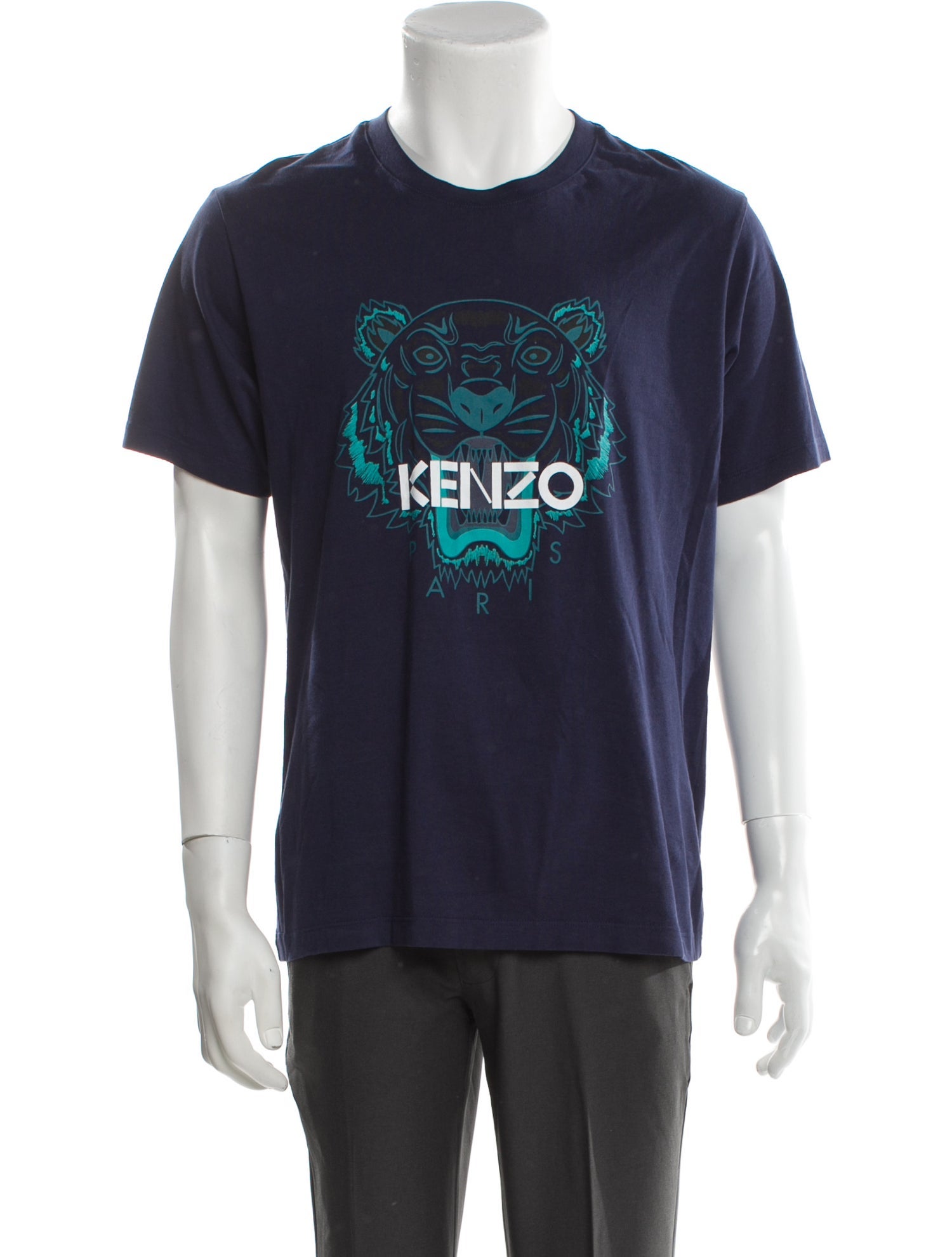Kenzo Graphic Print Crew Neck T-Shirt