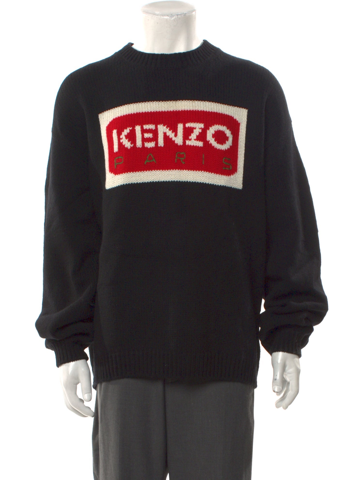 Kenzo Wool Graphic Print Pullover