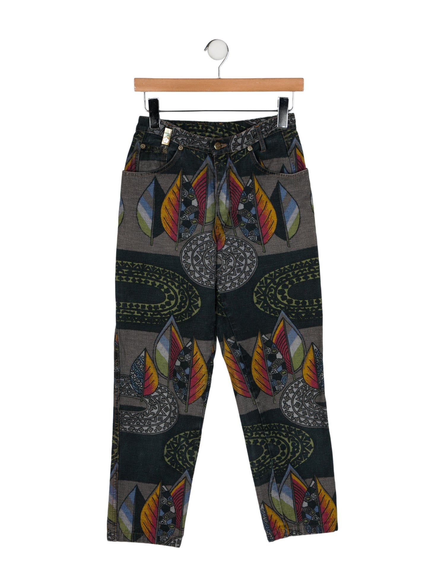 Kenzo Printed Straight Leg Pants