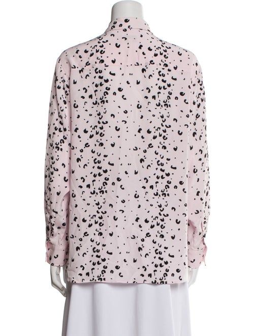 Kenzo Silk Printed Button-Up Top