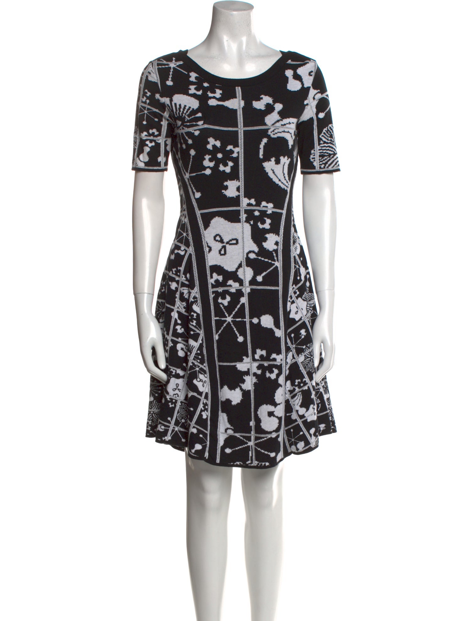 Kenzo Floral Print Knee-Length Dress