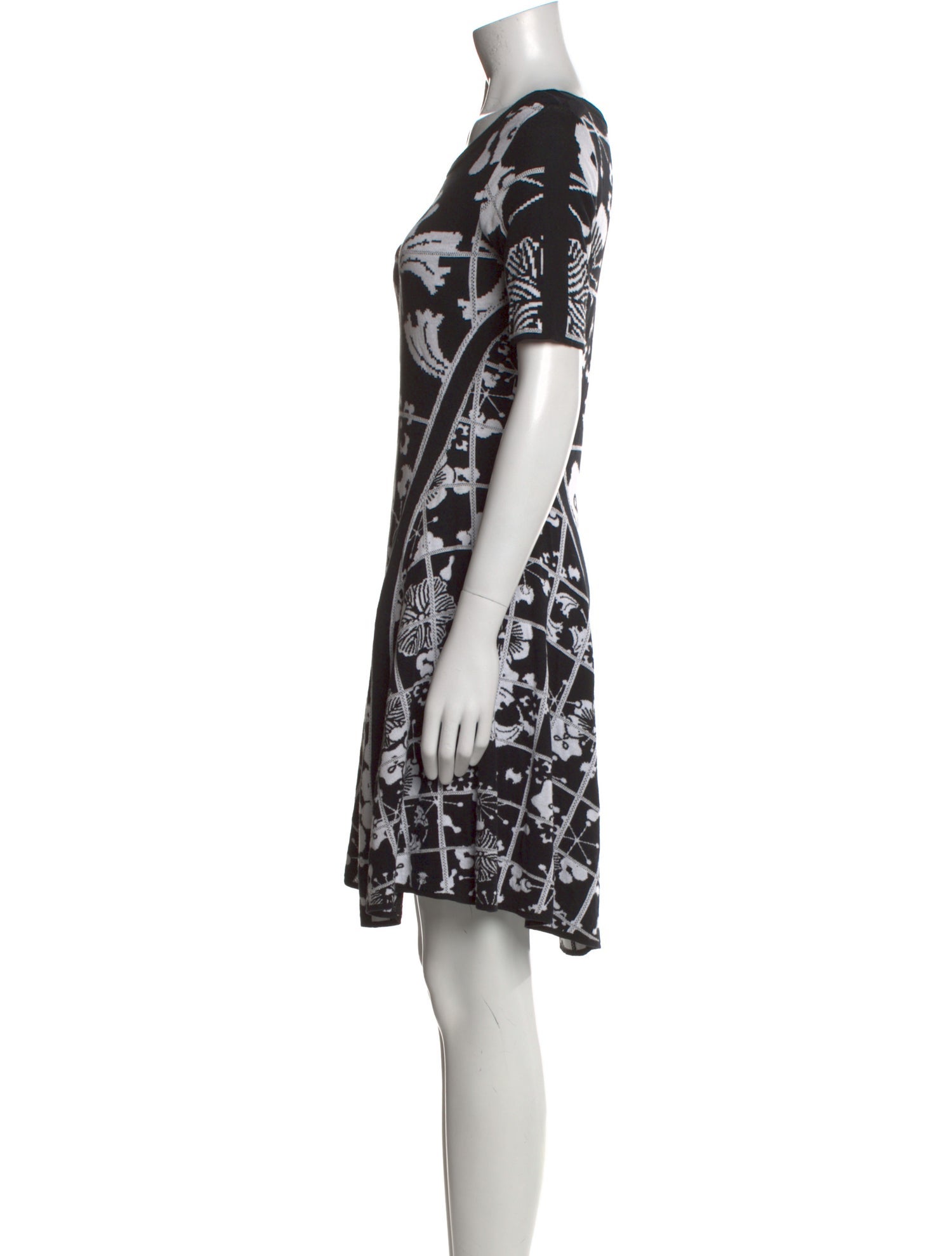 Kenzo Floral Print Knee-Length Dress