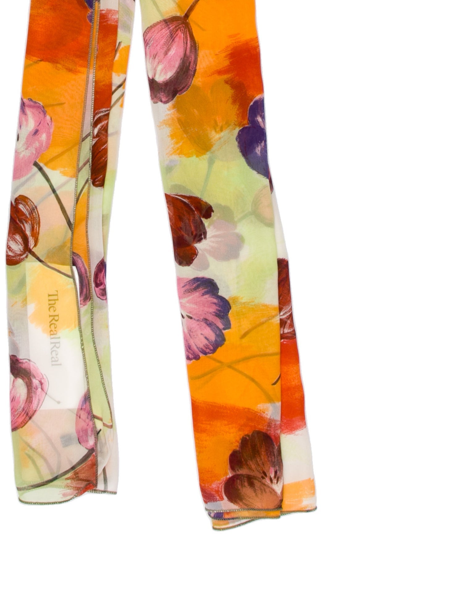 Kenzo Silk Floral Print Scarf