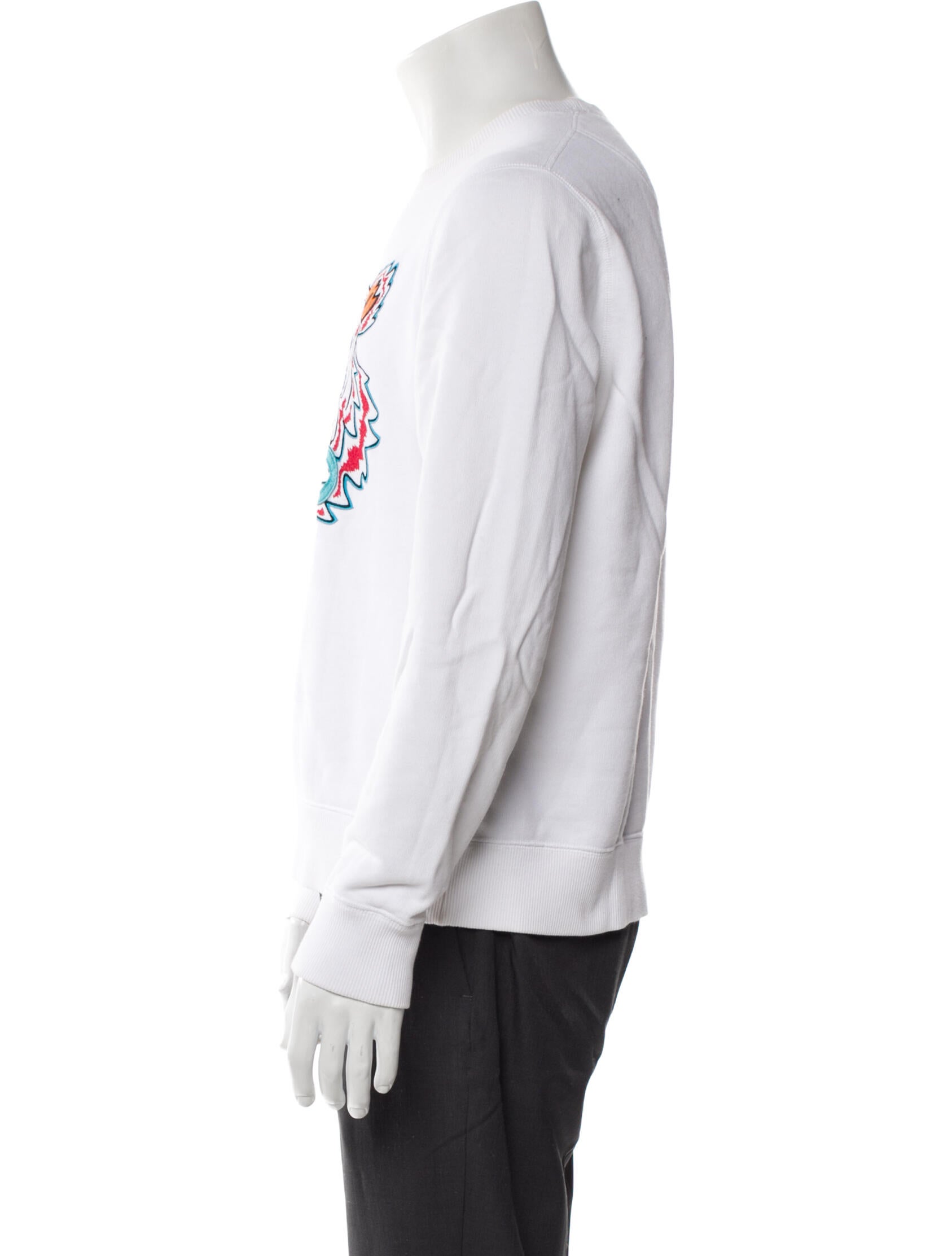 Kenzo Graphic Print Crew Neck Pullover
