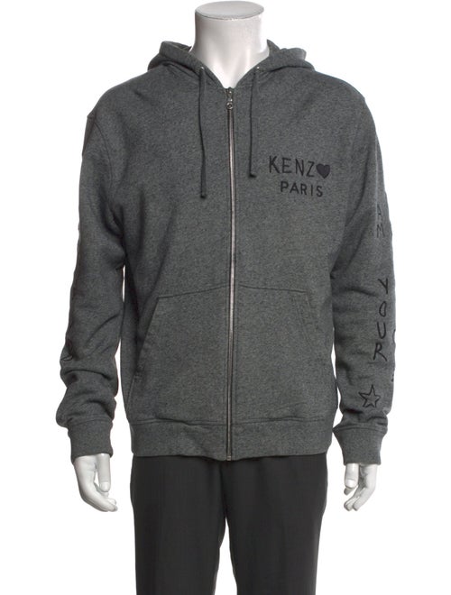 Kenzo Graphic Print Crew Neck Hoodie