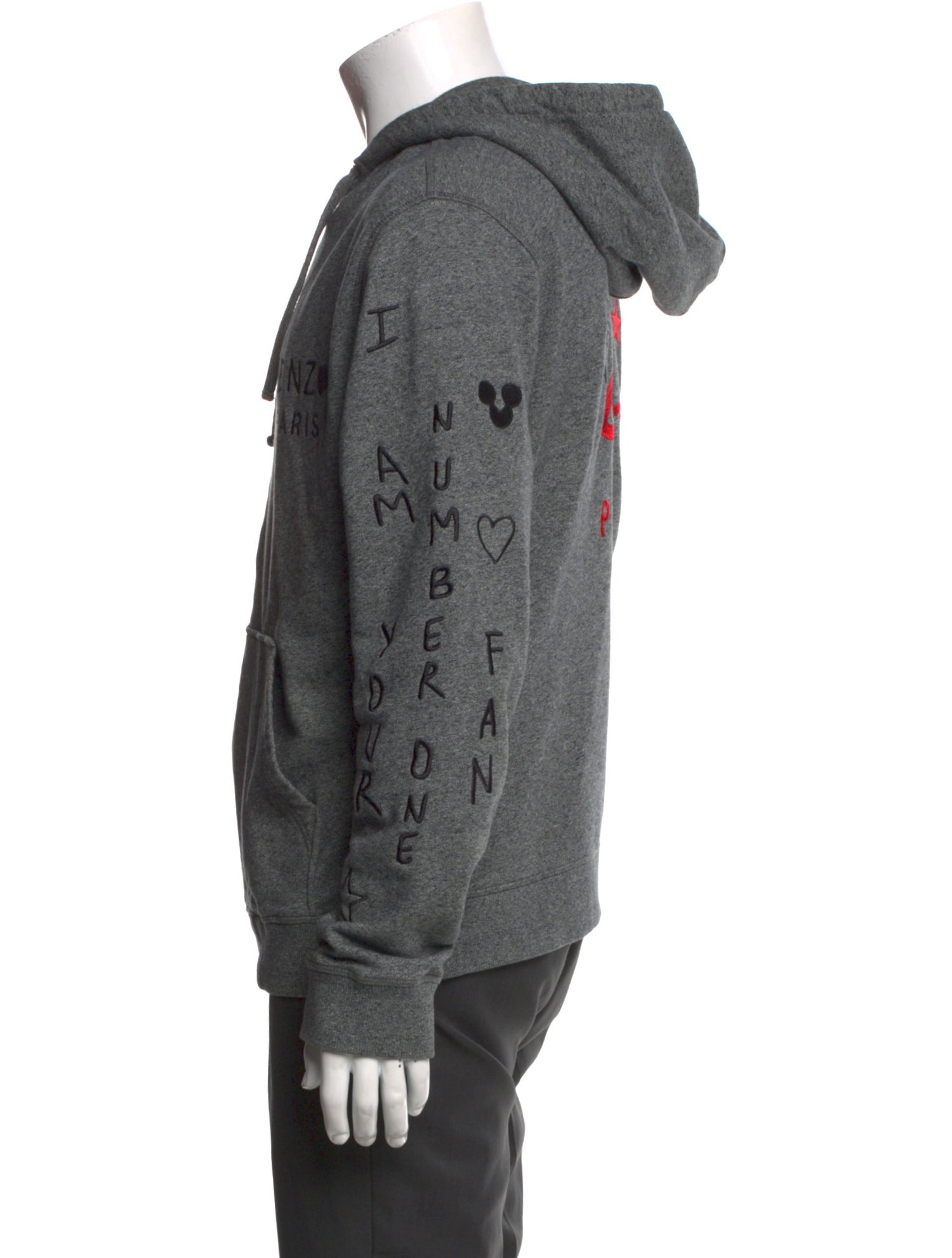 Kenzo Graphic Print Crew Neck Hoodie