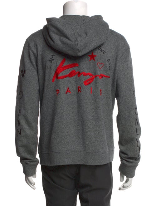 Kenzo Graphic Print Crew Neck Hoodie