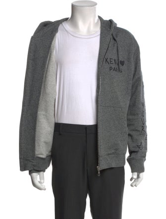 Kenzo Graphic Print Crew Neck Hoodie