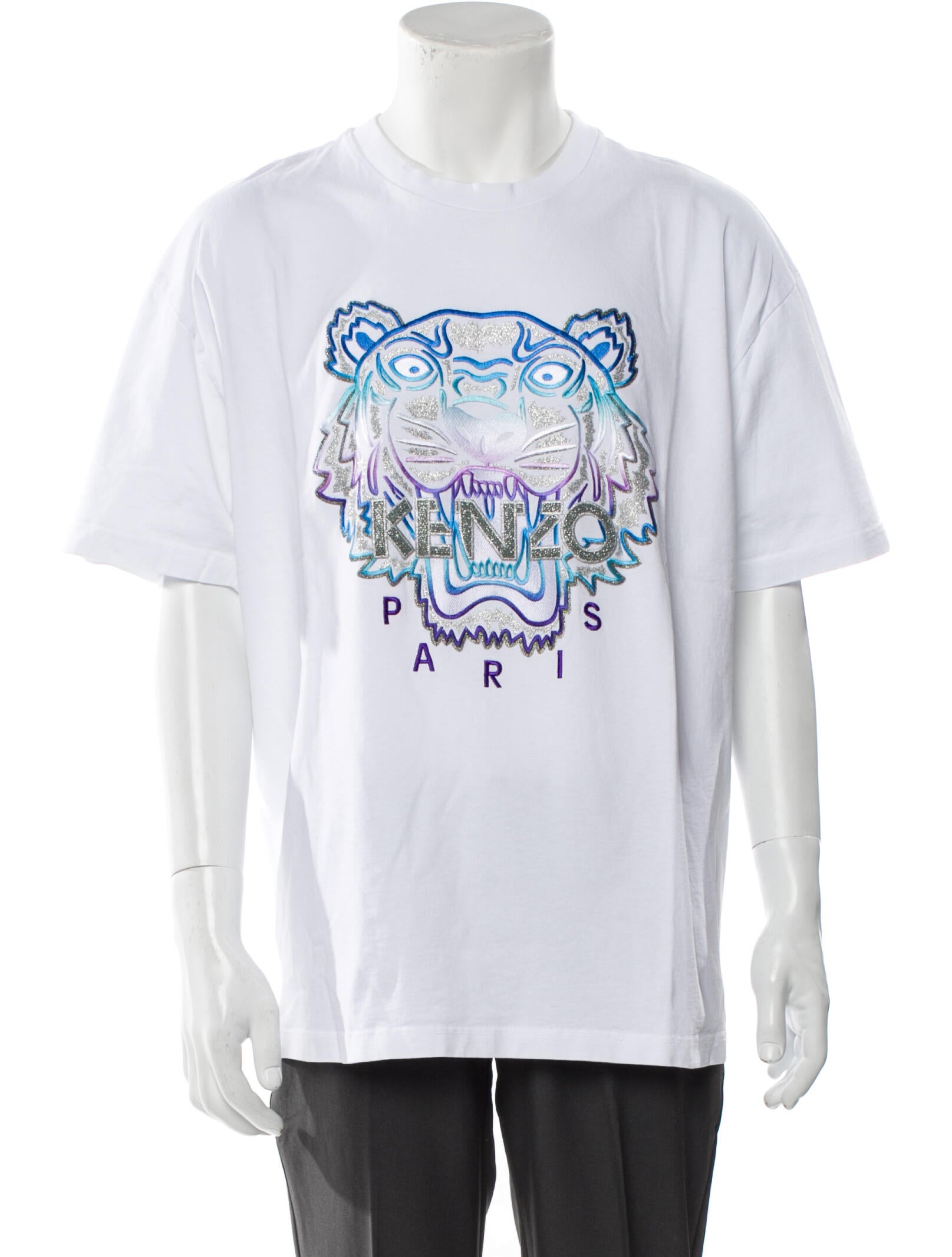 Kenzo Graphic Print Crew Neck T-Shirt