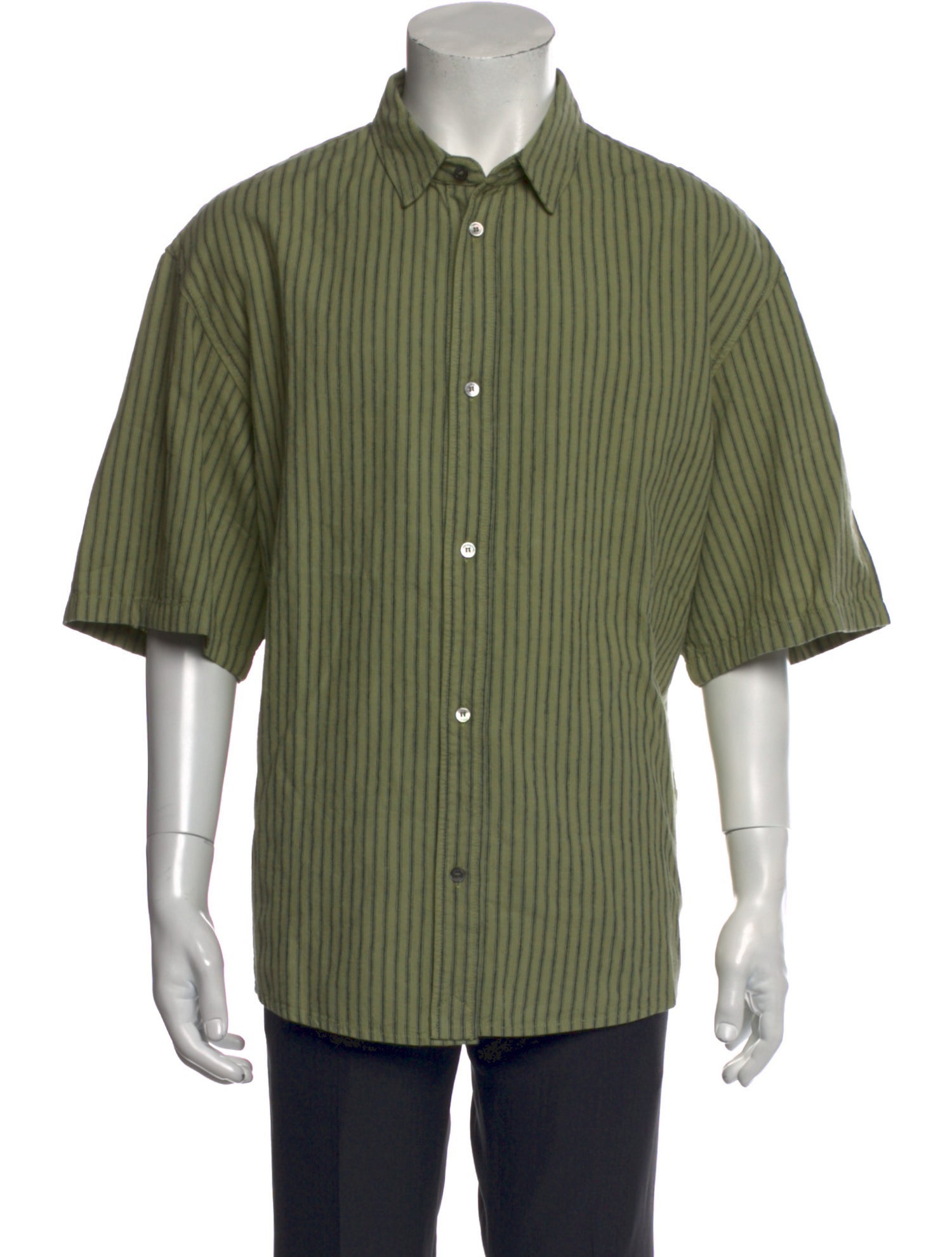 Kenzo Striped Short Sleeve Shirt w/ Tags