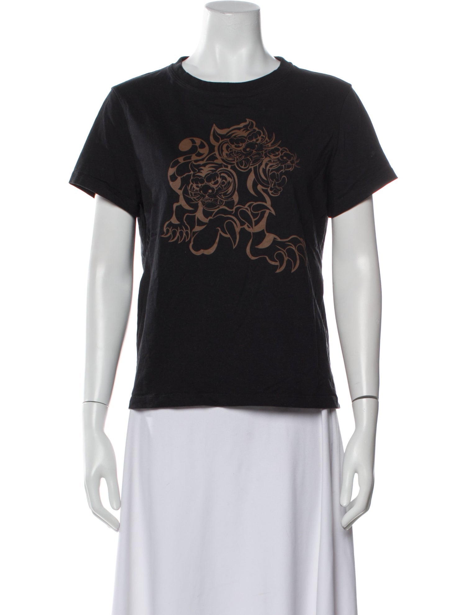 Kenzo Graphic Print Crew Neck T-Shirt